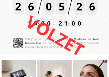 Avondworkshop 'Couleurs De Noir' dinsdag 26 mei 2026
