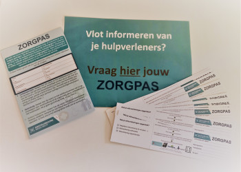De zorgpas, verkrijgbaar in onze apotheek!