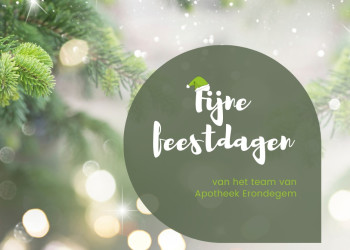 Fijne feestdagen!