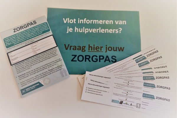 De zorgpas, verkrijgbaar in onze apotheek!